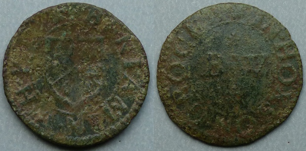 Hoxne, Benjamin Whyt farthing N---- Hoxne, Benjamin Whyt farthing N----